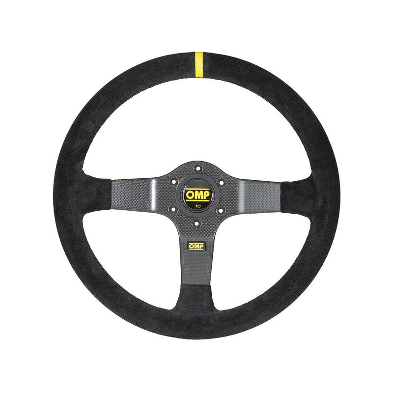 OMP - 350 CARBON D Steering Wheels - 350mm 3 Spokes Suede - OD/2028/N - RZCrewEurope