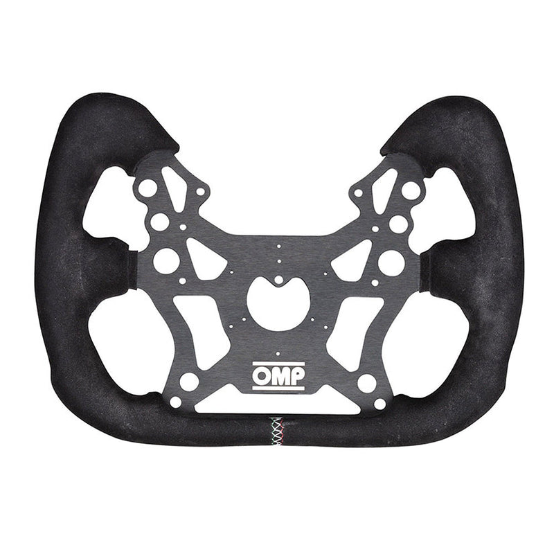OMP - RACING 310 ALU GT Steering Wheels - 315mm Flat Bottom - 6 Spokes Suede - OD/2044/N - RZCrewEurope