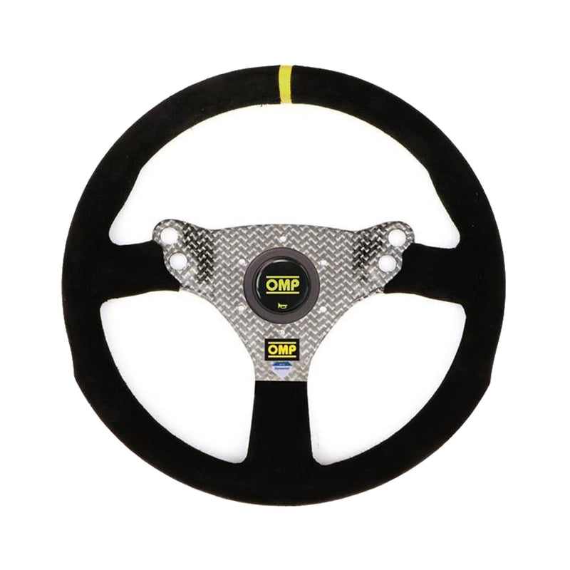 OMP - RACING 320 HYBRID S Steering Wheels - 320mm Carbon Fiber Dyneema - 3 Spokes Suede - OD/2048 - RZCrewEurope