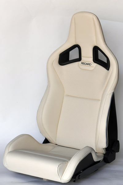 Recaro Japan SPORTSTER LL 100 H SE Reclinable Seat - White,Silver,Silver,Black-R-SS-LL-WSSB - Rzcrewgarage