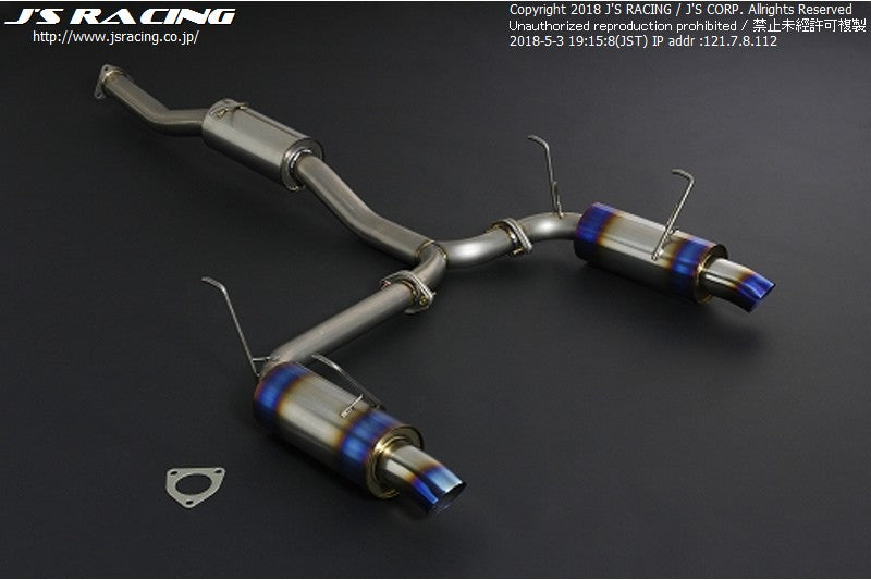 Js Racing R304 SUS Dual exhaust system 60 RS - AP1/AP2 - R304W-S1-60RS