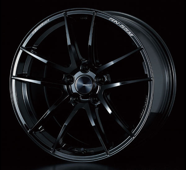 WedsSport RN-55M - 18x8J - 5x114.3 - ET: 35/45 (Gloss Black) - RN-55M-1885114335-GB