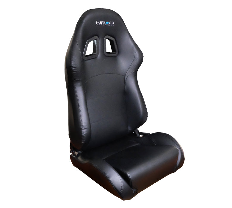 NRG RSC 204 Reclinable Seat (Pair) - Black-RSC-204 - Rzcrewgarage