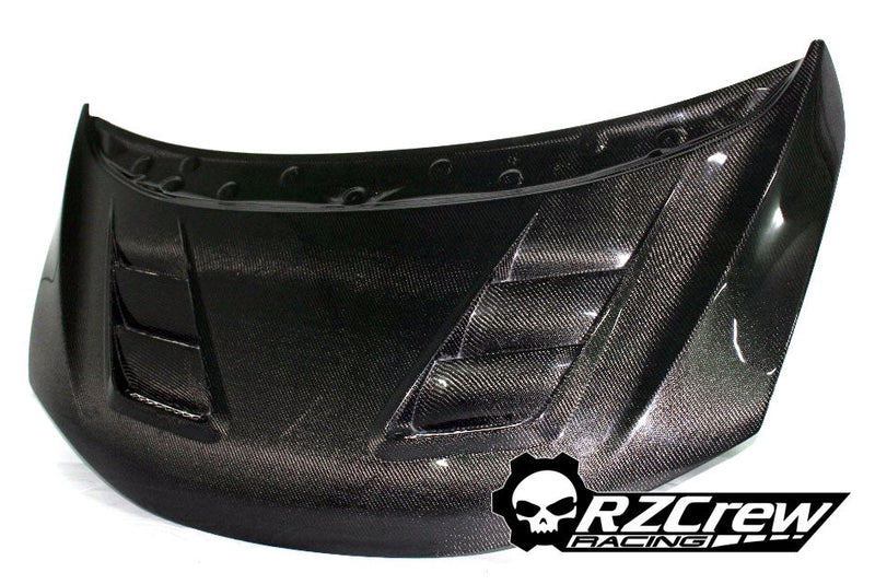 Rzcrew Racing - Time Attack Style Super Light Fiber Bonnet - Honda - Fit-Jazz GK / GP5 - RZ-GK-002-CFRP - Rzcrew Garage