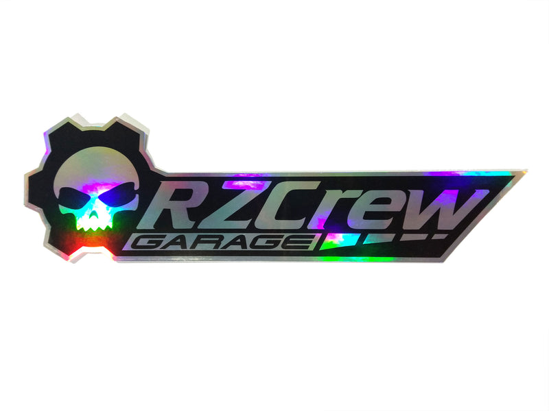 Rzcrew Garage - Holographic Sticker English - RZG-HOLO-ES - RZG-HOLO-ES - Rzcrew Garage