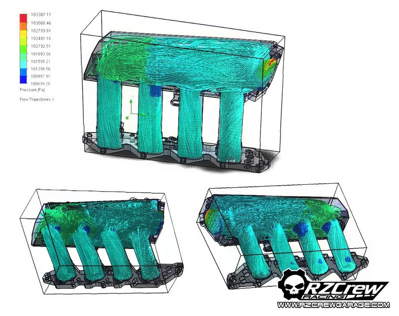 Rzcrew Racing - Airstream Intake Manifold - Honda - Civic/ Integra/ Crx/ Del Sol - B series Including B18C4 GSR