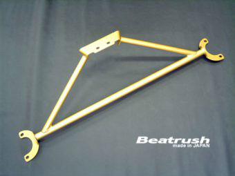 Beatrush - Rear Aluminum 3 Points Tower Bar - Mitsubishi Lancer Evolution CP9A Evo 4/5/6 - S83051-RTA2