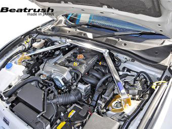 Beatrush - Front Tower Bar - Mazda MX-5 Miata Roadster RF ND - S85087-FTA