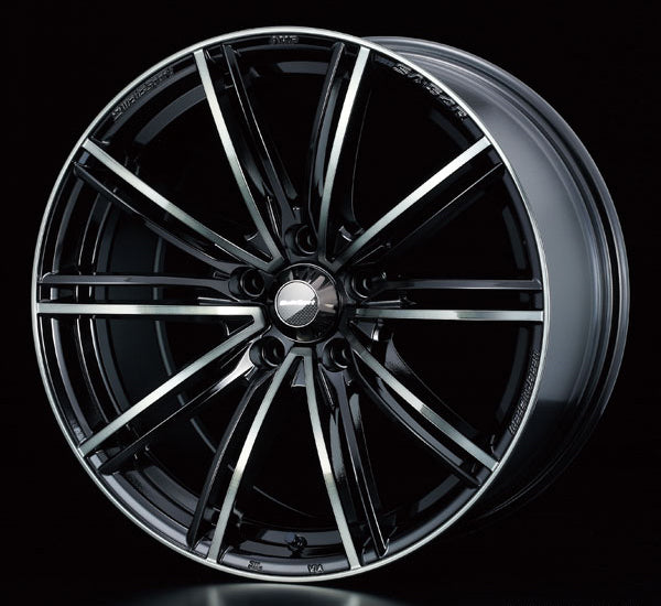 WedsSport SA-54R - 17x7.5J - 5x100 - ET: 48 (Worth Black Clear) - 5x100 - SA-54R-1775510048-WBC