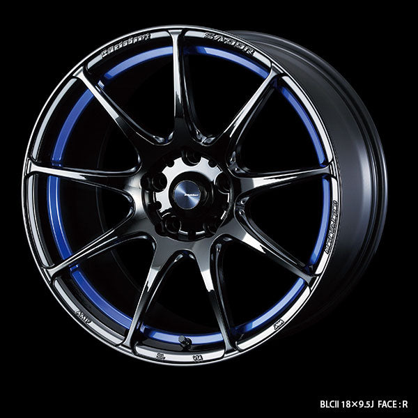 WedsSport SA-99R - 18x9.5J - 5x100 - ET: 45 (Blue Light Chrome II) - 5x100 - SA-99R-1895510045-BLCII