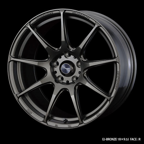 WedsSport SA-99R - 18x9.5J - 5x100 - ET: 45 (Bronze) - 5x100 - SA-99R-1895510045-EJ-BRONZE