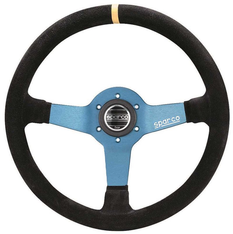 Sparco - L550 Steering Wheels - 3 Spokes Suede - 63mm Deep Dish-015TMZS1 - RZCrewGarage
