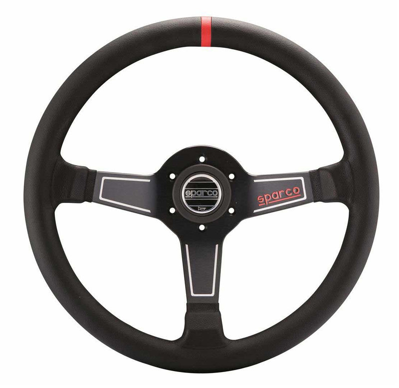 Sparco - L575 Steering Wheels - 3 Spokes Leather / Suede - 63mm Dish - RZCrewEurope