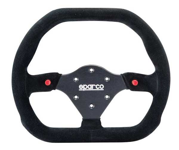 Sparco - P310 Steering Wheels - 3 Spokes Suede-015P310F2SN - RZCrewGarage