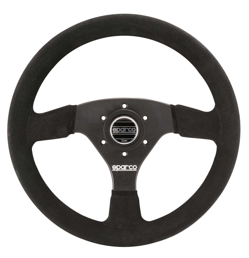 Sparco - R323 Steering Wheels - 3 Spokes Suede - 39mm Deep Dish-015R323PSNR - RZCrewGarage