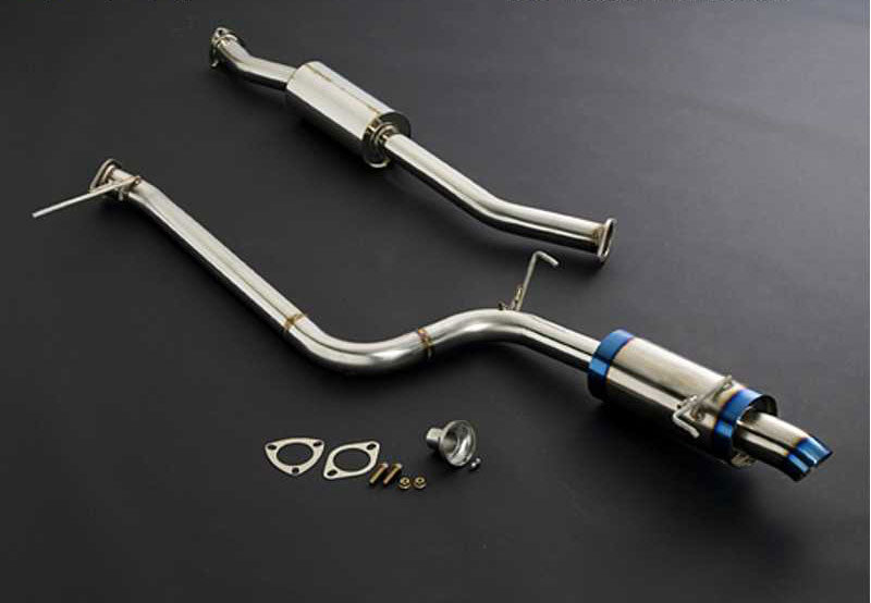 Js Racing T304 Semi Titanium 60RS Exhaust System (Single) - CL7 - T304-E2-60RS
