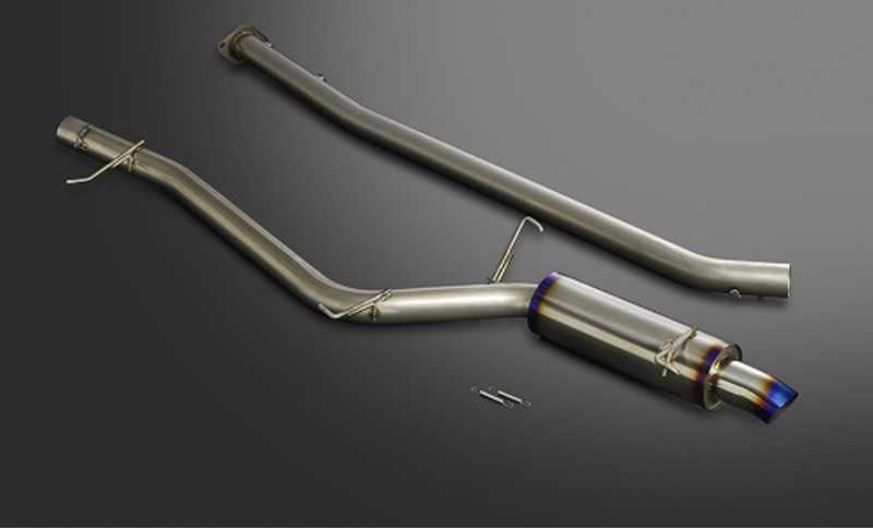 Js Racing T304 Semi Titanium 70RR Exhaust System (Single) - CL7 - T304-E2-70RR