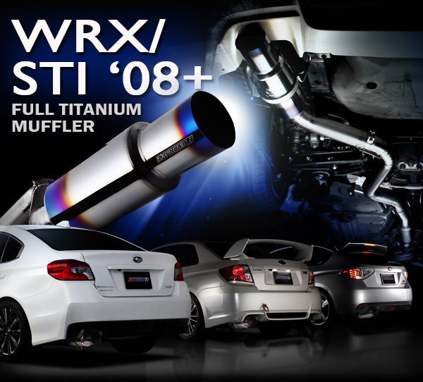 Tomei Usa Expreme Ti Full Titanium Muffler - Subaru - WRX STi 2015+ (USDM 4Dr Sedan EJ25/FA20Dit) -TB6090-SB02C