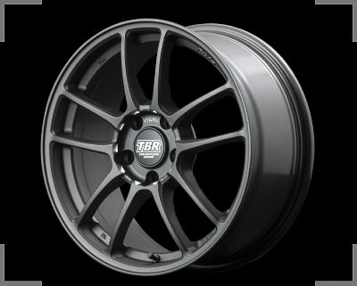 Rays TBR Itaru-010S - 17x7.5J - 5x100 - ET: 46 (Matt Super Dark Gunmetal)
