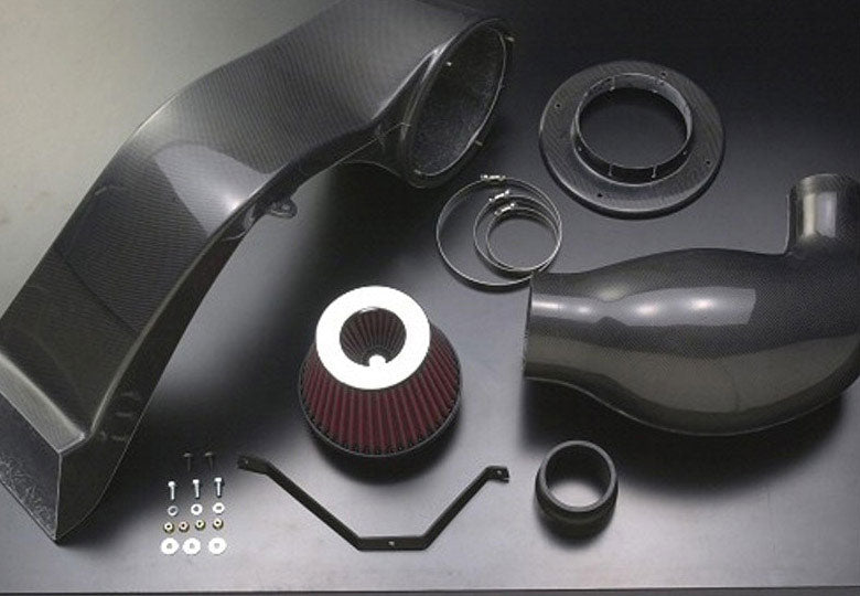 Js Racing Cold Air Intake System Carbon Fibre (For use with Type S Bumper) - AP2 - TCC-S2-JS