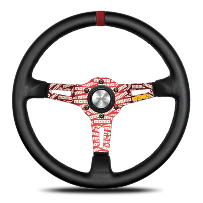 Momo - Ultra JPN Steering Wheels - 3 Spokes Leather - 87mm Dish-UJ-03 - RZCrewEurope