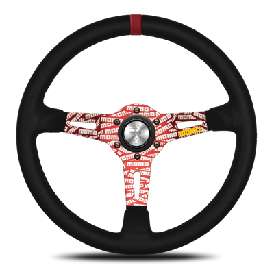 Momo - Ultra JPN Steering Wheels - 3 Spokes Suede - 87mm Dish-UJ-04 - RZCrewEurope