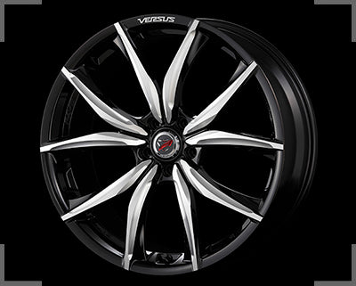 Rays Versus Stratagia  Salvatore - 20x8.5J - 5x114.3 - ET: 28 (Diamond Cut Side Black Mica Machining)