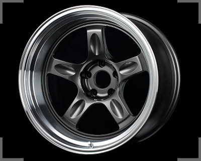 Rays Volk Racing 21C Face 3 - 18x12J - 5x114.3 - ET: -33 (Dark Gunmetallic/Rim DC)