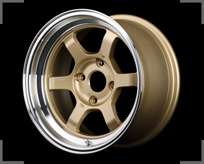 Rays Volk Racing TE37V MC - 15x8J - 4x114.3 - ET: 0 (Gold DC Rim)