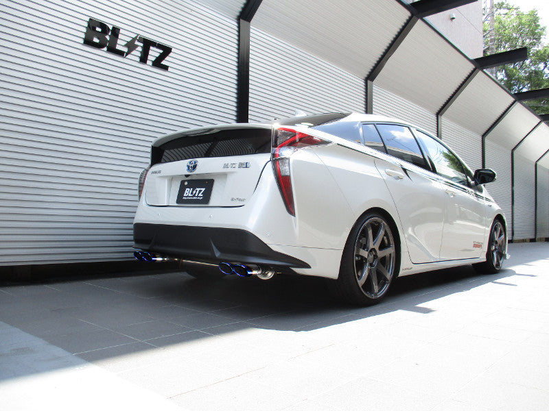 Blitz - NUR-SPEC VSR Quad (Oval Tail) exhaust system - Toyota - Prius ZVW51 - 63523V