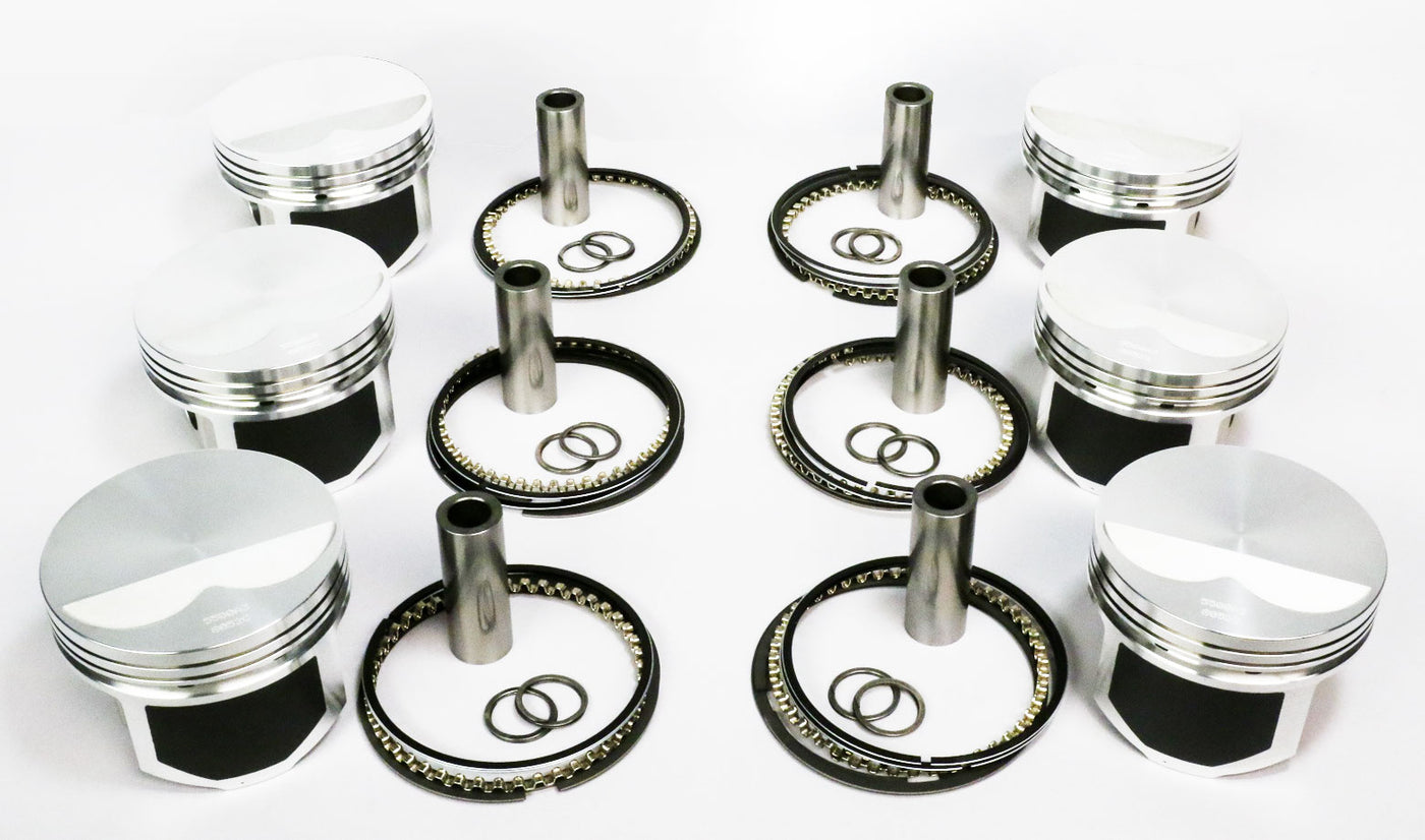 Wiseco Pistons Kit Armor Plating - 8.2:1Cr - 86.5mm Bore - Nissan - RB26DETT - K591M865AP - K591M865AP