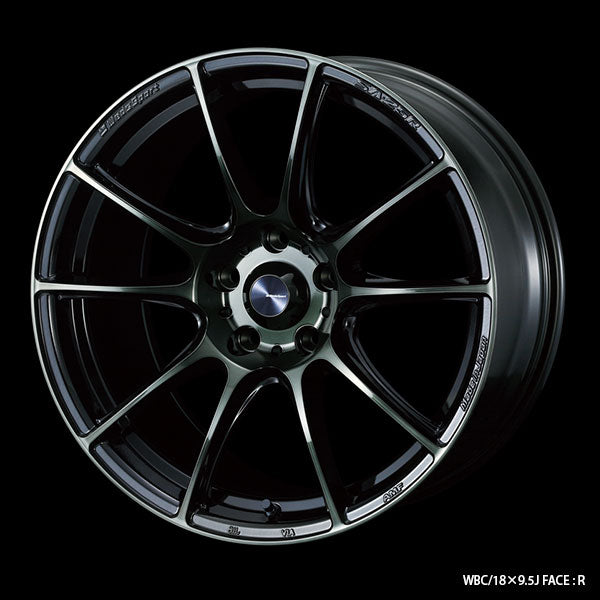 WedsSport SA-25R - 16x7J - 5x114.3 - ET: 42/52 (Worth Black Clear) - SA-25R-1675114342-WBC