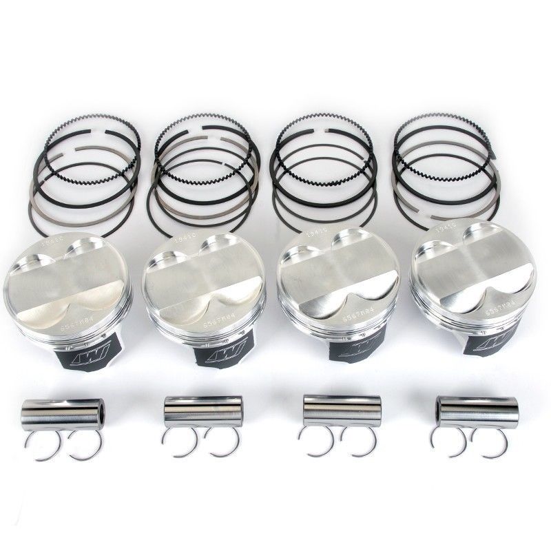 Wiseco Pistons Kit Armor Plating - 8.5:1Cr - 85.5mm Bore - Mitsubishi - 4G63 - 7 bolts - K595M855AP - K595M855AP