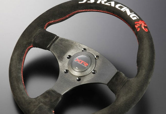 Js Racing - XR Type F Japan Limited Steering Wheels - 3 Spokes Suede-XRSG-TF-JPSD - RZCrewEurope