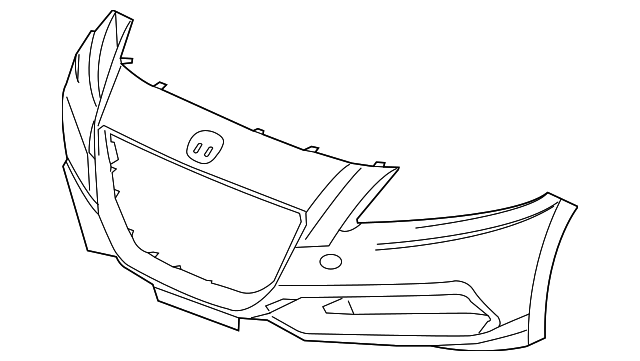 Genuine Honda Parts - Front bumper - Honda - CR-Z ZF1 - 04711-SZT-A70ZZ - Rzcrew Garage
