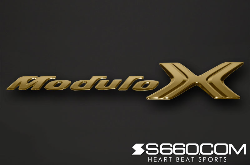 S660.COM - Coloured Modulo X Emblem Kit - Honda - S 660 JW5 - Gold S-660EMX1G - Rzcrew Garage