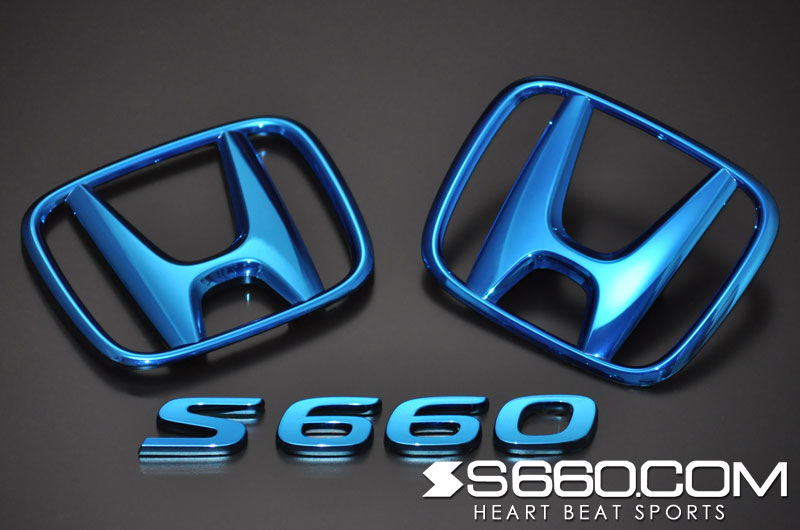S660.COM - Coloured Emblem Kit - Honda - S 660 JW5 - Red S-660E3B - Rzcrew Garage