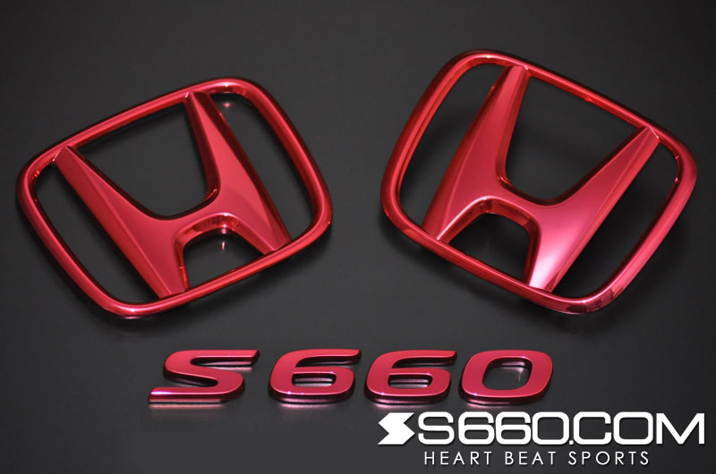 S660.COM - Coloured Emblem Kit - Honda - S 660 JW5 - Blue S-660E2R - Rzcrew Garage