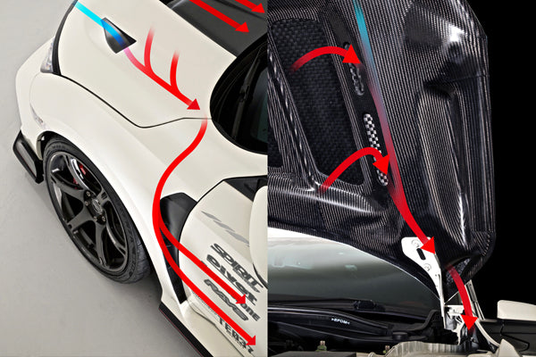 Varis - Arising-I Cooling Bonnet - Honda - Civic Type R FK8 - VBHO105V - Rzcrew Garage