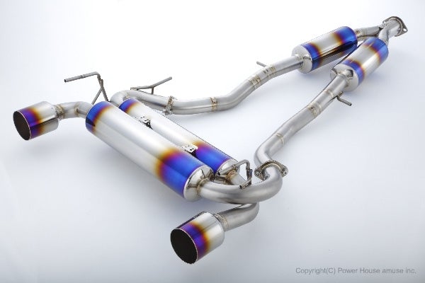 Amuse RS-silent (Gold Ring) exhaust system - Subaru - Impreza WRX STi GRB APPLIED A to E - AMU-SRSG-GRB APPLIED A to E