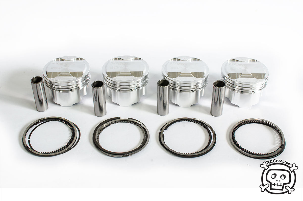 Rzcrew Racing - Forged Pistons 82.5mm - 8:5 to 15:0 Compression Ratio - Mitsubishi - 4G93 GDI