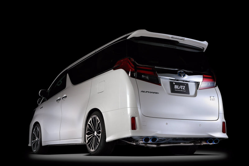 Blitz - NUR-SPEC VSR Quad (Oval Tail) exhaust system - Toyota - Alphard hybrid AYH30W - 62517V