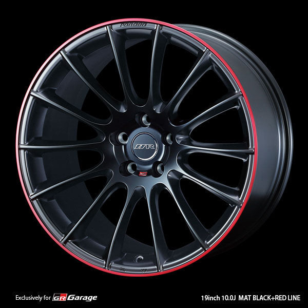 WedsSport 11R - 18x10J - 5x112 - ET: 40 (Matt Black + Red line) - 5x112 - 11R-1810511240-MB-RL