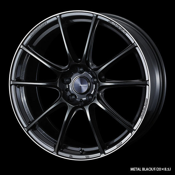 WedsSport SA-25R - 19x9.5J - 5x114.3 - ET: 38/48 (Metal Black) - SA-25R-19955114338-MB